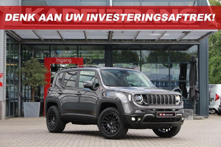 Jeep Renegade 2.0D 170PK | Aut. | 4WD | Grijs kenteken | Tra, Auto's, Bestelauto's, Bedrijf, Te koop, 4x4, ABS, Achteruitrijcamera