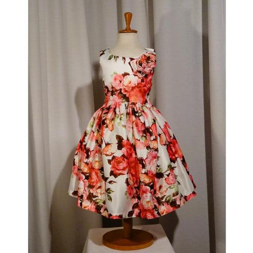 Nieuw ! Maat 92-98 Prachtige Rozen Feestjurk Prinsessenjurk, Kinderen en Baby's, Kinderkleding | Maat 92, Nieuw, Meisje, Jurk of Rok
