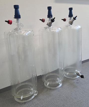 Jacketed glass reactor beschikbaar voor biedingen