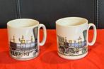 2x mok/beker trein / locomotief Villeroy en Boch, Huis en Inrichting, Keuken | Servies, Ophalen, Gebruikt, Bord(en), Overige stijlen