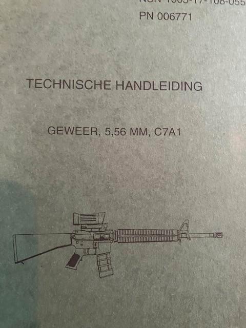 Voorschrift DL/TH Bren, MAG, Diemaco, Bren, .50, Karabijn, Verzamelen, Militaria | Algemeen, Landmacht, Boek of Tijdschrift, Nederland