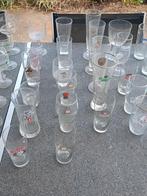 Bierglazen, pullen, Irish coffee. Alle glazen €0,50 per stuk, Ophalen of Verzenden, Gebruikt, Glas of Glazen, Brand