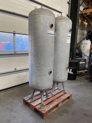 Atlas-Copco 500 Liter Gegalvaniseerde Verticale luchtketel 1 beschikbaar voor biedingen