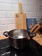 Grote RVS Kookpan, Kookpan of Snelkookpan, Gebruikt, Ophalen of Verzenden, Rvs