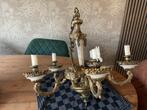 Mooie vintage plafond lamp(5 armen, zonder stroom!), Ophalen, Gebruikt