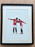 Pogba & Lingard Manchester United Ingelijst Dabbi (voetbal), Ophalen of Verzenden