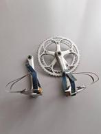 Shimano 600 AX aero Crankstel met Pedalen, Fietsen en Brommers, Fietsonderdelen, Crankstel of Pedalen, Gebruikt, Racefiets, Ophalen of Verzenden