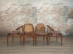 France & Daverkosen Model F205 set van 4 bij TheReSales, Huis en Inrichting, Overige kleuren, Hout, Ophalen of Verzenden, Zo goed als nieuw