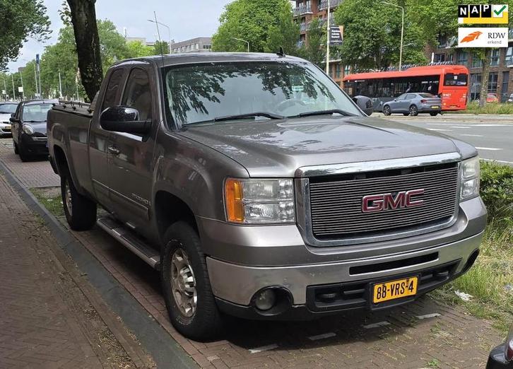 GMC SIERRA 2500 HD B rijbewijs, Auto's, GMC, Bedrijf, Te koop, 4x4, Airconditioning, Alarm, Elektrische buitenspiegels, Lederen bekleding