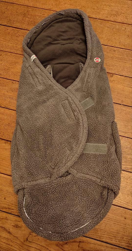 Lodger Voetenzak Buggy - Bunker Teddy - Grijs, Kinderen en Baby's, Buggy's, Zo goed als nieuw, Voetenzak, Ophalen of Verzenden