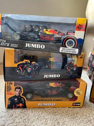 Max verstappen Red Bull Jumbo auto’s beschikbaar voor biedingen