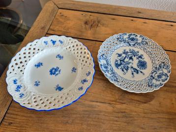 Meissen Set 2x ajour Bord beschikbaar voor biedingen