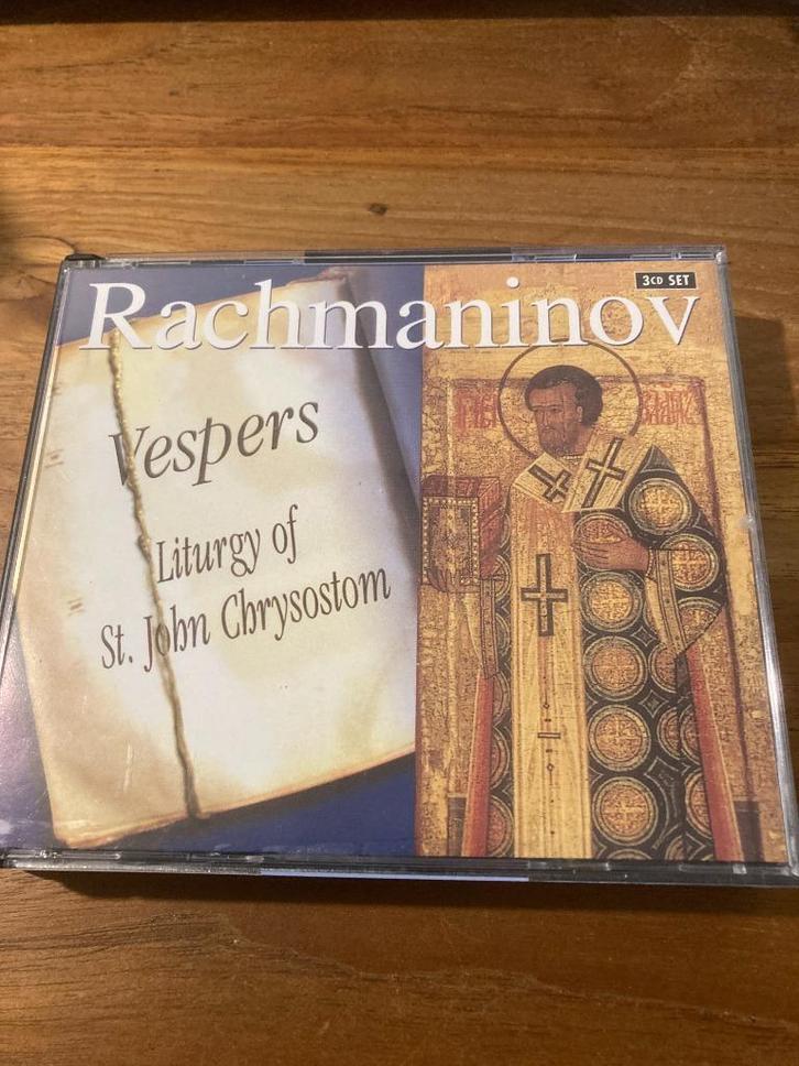 Rachmaninov - Vespers / Liturgy of St. John Chrysostom (3cd), Cd's en Dvd's, Cd's | Klassiek, Zo goed als nieuw, Orkest of Ballet