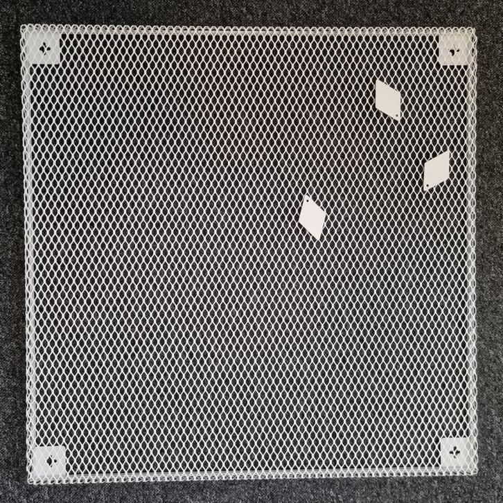 Leuk metaal memo board van gaas en magneten kleur wit, Huis en Inrichting, Woonaccessoires | Memoborden, Overige typen, Ophalen
