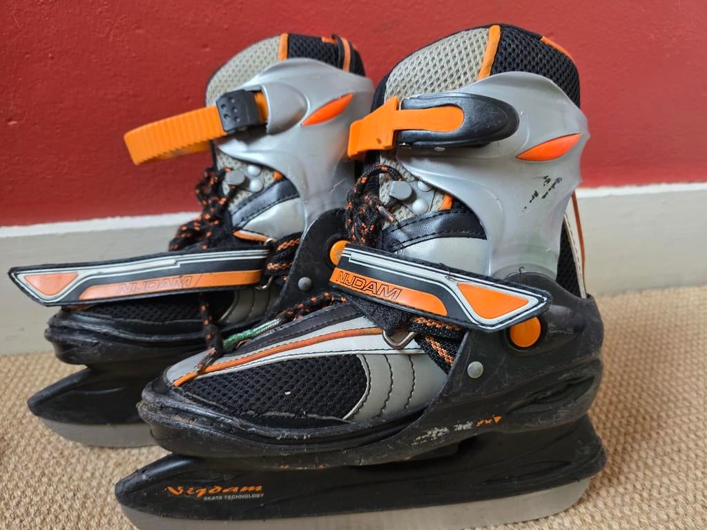Nijdam IJshockeyschaatsen - Maat 34-37 verstelbaar, Sport en Fitness, Schaatsen, Ophalen of Verzenden, Gebruikt, IJshockeyschaatsen
