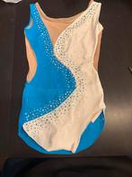 ritmische gymnastiek pakje, Gebruikt, Blauw, Turnpak(je), Kindermaat 122 t/m 140