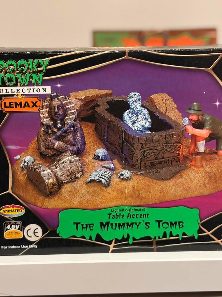 Lemax spooky town the mummy’s tomb, Diversen, Kerst, Zo goed als nieuw, Ophalen of Verzenden