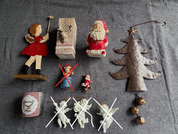 Kerstspullen / decoratie, Diversen, Kerst, Zo goed als nieuw, Ophalen of Verzenden