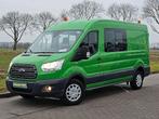 FORD TRANSIT 2.0 l3h2 dubbel cabine!, Auto's, Bestelauto's, Gebruikt, Euro 6, 2388 kg, Bedrijf