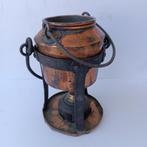 BEAUTIFUL ANTIQUE RARE COPPER HIDE GLUE POT LIUTERY 1800, Antiek en Kunst, Verzenden