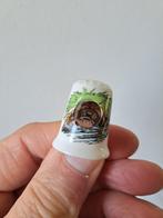 Otter kop in Peephole Birchcroft vingerhoedje, Ophalen of Verzenden, Nieuw, Porselein, Buitenland