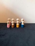 Houten Pegdolls - Familieopstellingen & Speelgoed, Kinderen en Baby's, Ophalen of Verzenden, Zo goed als nieuw, Knutselen