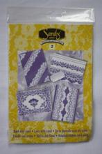 Sandy-art Kant met zand 2, Hobby en Vrije tijd, Kaarten | Zelf maken, Verzenden, Nieuw, Overige thema's, Blanco kaart of Basiskaart