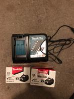 Makita oplader met accu’s, Spelcomputers en Games, Spelcomputers | Nintendo Game Boy, Ophalen of Verzenden, Zo goed als nieuw