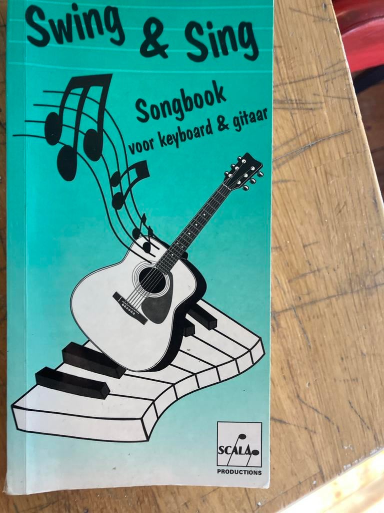 Swing & Sing Songbook voor Keyboard & Gitaar, Muziek en Instrumenten, Ophalen of Verzenden, Artiest of Componist, Populair, Gitaar
