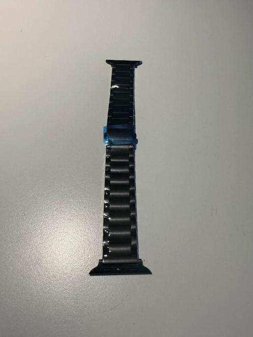 Apple Watch Titanium Zwart Band NIEUW voor 42/44/45/46/49 mm, Sieraden, Tassen en Uiterlijk, Sporthorloges, Nieuw, iOS, Zwart