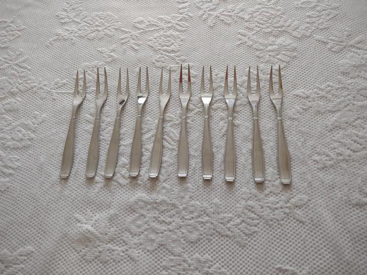gero zilmeta 562 bowlvorkjes (10), Antiek en Kunst, Antiek | Bestek, Ophalen of Verzenden