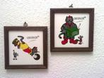 retro vintage tegel George Jacques Delange Happy Cat kat, Ophalen of Verzenden