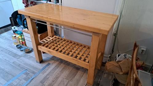 Werkbank keukeneiland  werktafel keukentafel keukenblok, Huis en Inrichting, Keuken | Keukenelementen, Gebruikt, Minder dan 100 cm