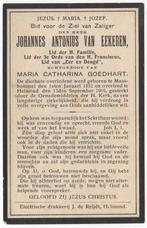 Johannes A. van Eekeren 1852 Maasbommel + 1919 Helmond, Verzamelen, Verzenden