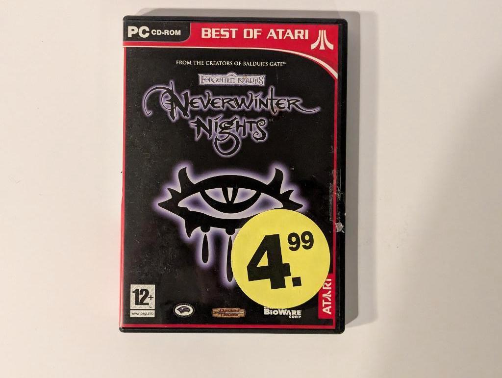 Neverwinter Nights - PC Game (Classic RPG 2002), 1 speler, Ophalen of Verzenden, Zo goed als nieuw, Role Playing Game (Rpg)
