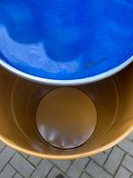Schone open Stalen vaten barrels olievaten metaal vat tank, Ophalen, ., Zo goed als nieuw, .