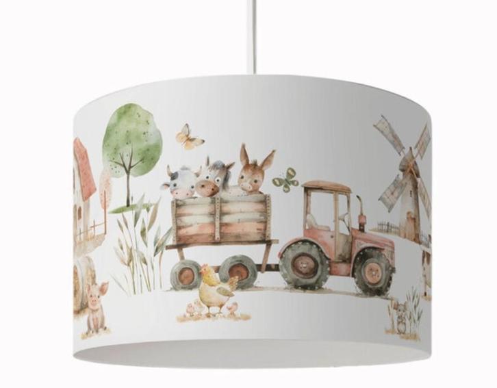 Hanglamp Boerderijdieren Little Dreamzzz, Kinderen en Baby's, Kinderkamer | Inrichting en Decoratie, Nieuw, Lamp, Ophalen of Verzenden