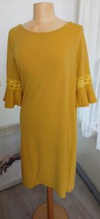 C&S Paris🌸 Leuke jurk zie aparte mouw.mt M, Maat 38/40 (M), Verzenden, Geel, Nieuw