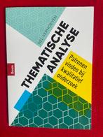 Thematische Analyse - Nel Verhoeven, Ophalen of Verzenden, Gamma, Zo goed als nieuw, HBO