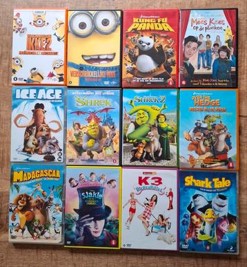12 leuke kinder dvd's t.e.a.b beschikbaar voor biedingen