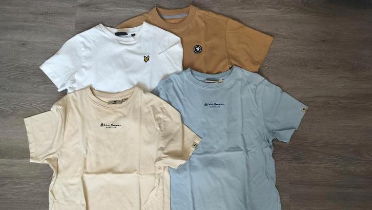 4 t-shirts Garcia / Lyle&Scott / Tygo&Vito, Kinderen en Baby's, Kinderkleding | Maat 146, Zo goed als nieuw, Jongen, Shirt of Longsleeve