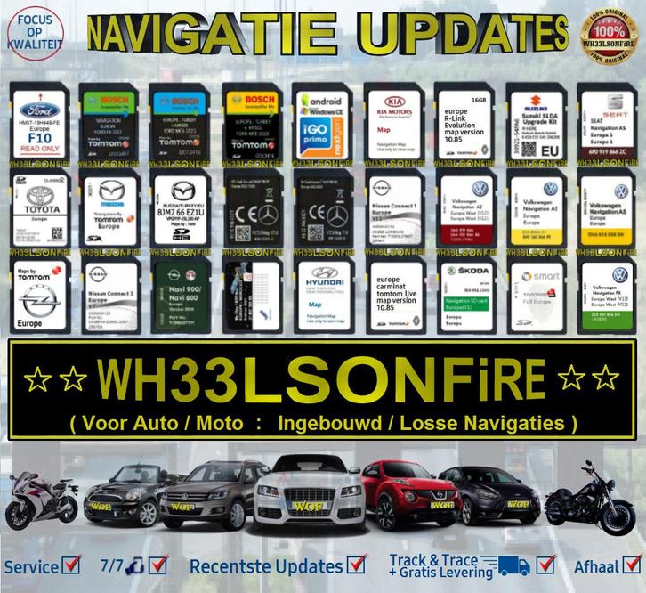 Navigatie GPS update sd - usb - dvd voor diverse merken, Computers en Software, Navigatiesoftware, Update, Heel Europa, Ophalen of Verzenden