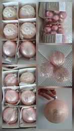 Roze vintage kerstballen (echt glas), Diversen, Kerst, Ophalen, Zo goed als nieuw