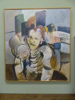 Olieverf schilderij van Martin Sjardijn 91,5 x 101,5 cm 1977, Ophalen