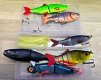 6 grote swimbaits/sliders : Savage Gear/custom /ODS/FRESH HD, Ophalen of Verzenden, Zo goed als nieuw, Overige typen