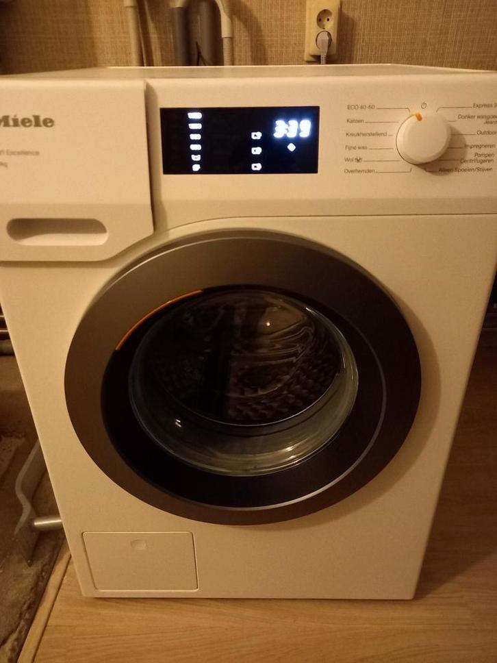 Wasmachine, Witgoed en Apparatuur, Wasmachines, Zo goed als nieuw, 6 tot 8 kg, 85 tot 90 cm, 1200 tot 1600 toeren, Ophalen