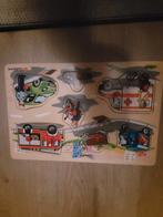 Houten Puzzel Voertuigen - Eichhorn, Kinderen en Baby's, Speelgoed | Kinderpuzzels, Ophalen of Verzenden, Minder dan 10 stukjes