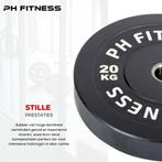 PH Fitness Bumper Plates 290KG – Rubber Halterschijven 50 mm, Nieuw, Ophalen of Verzenden, Info@phfitness.nl, Zurichstraat 20