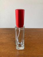"Parfumverstuiver" Glas met Rode Dop Nieuw, Verzamelen, Parfumverzamelingen, Nieuw, Ophalen of Verzenden