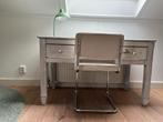 Vintage bureau white washed, Huis en Inrichting, Woonaccessoires | Wandplanken en Boekenplanken, Gebruikt, Ophalen